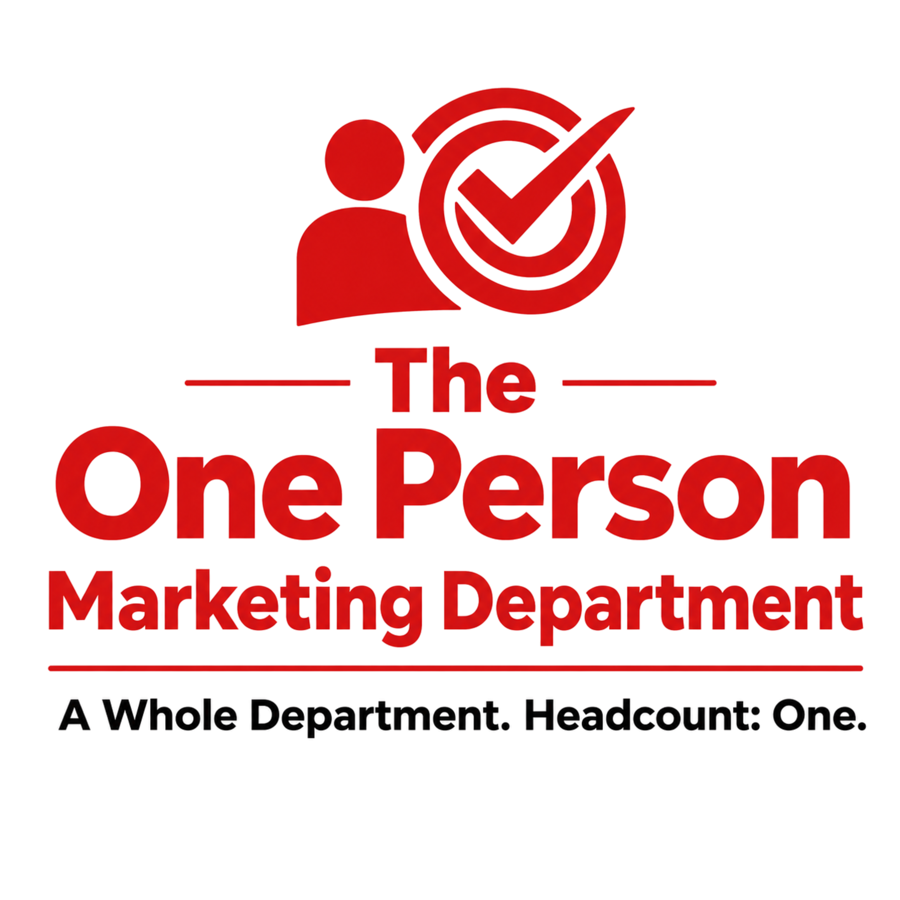 The One Person Marketing Department